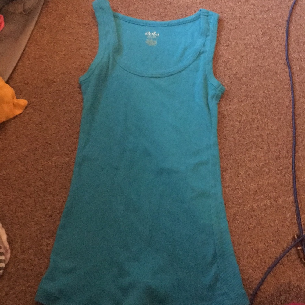Blue tank top